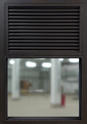 Ставни жалюзи с остеклением Ставни жалюзи с остеклением