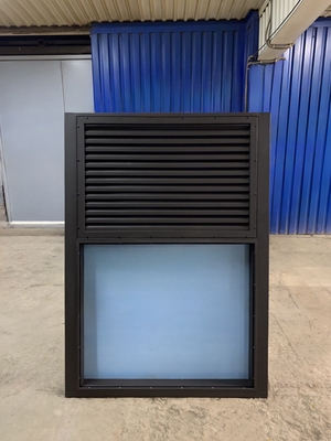Жалюзийные ставни с остеклением
