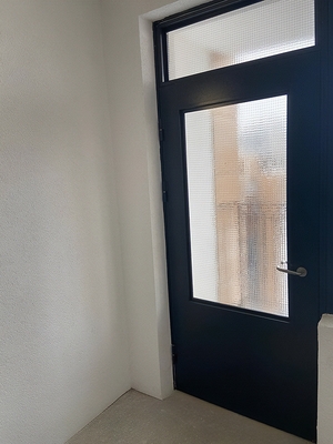 Дверь с армированным стеклом