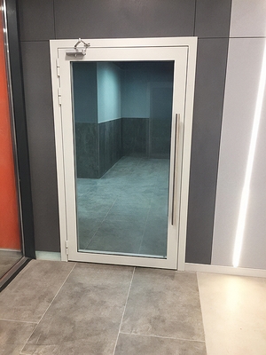 Дверь с большим остеклением