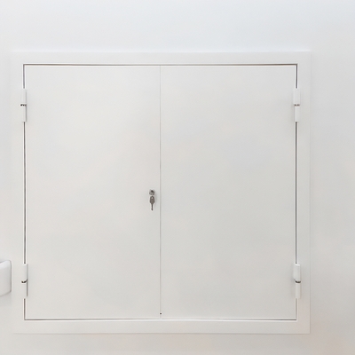 Огнестойкий люк белого цвета Огнестойкий люк белого цвета