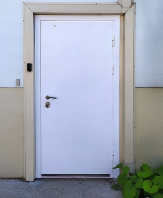 Дверь белого цвета