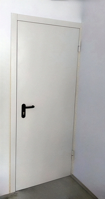 Белая одностворчатая дверь