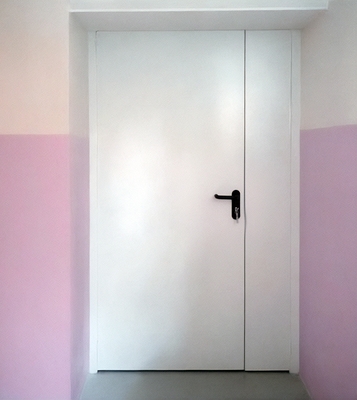 Полуторная дверь белого цвета Полуторная дверь белого цвета