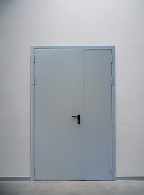 Установленная огнезащитная дверь