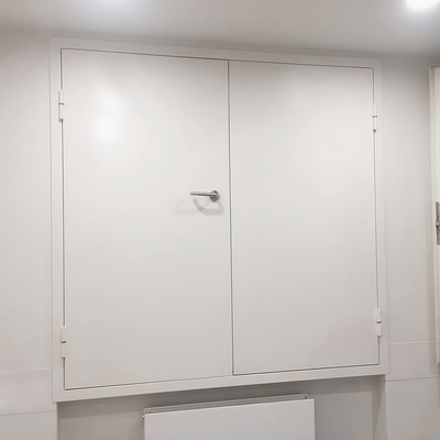 Белые глухие ставни