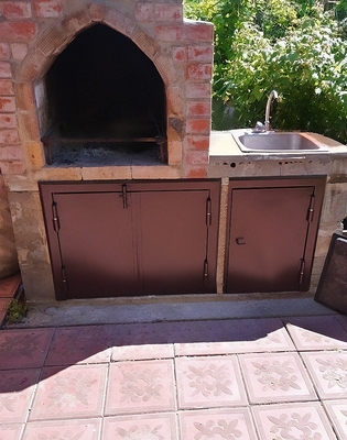 Люки для уличной печи