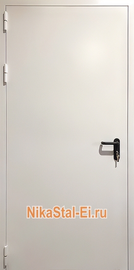 Дымогазонепроницаемая оцинкованная дверь eis-60 с доводчиком