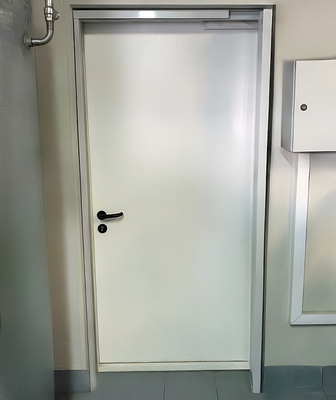 Обратная сторона огнезащитной двери