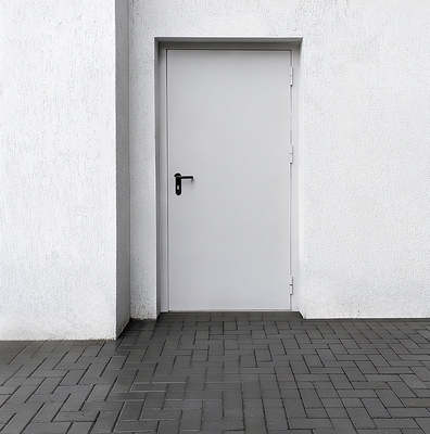 Однопольная дверь на запасном выходе