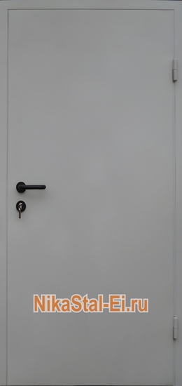 Однопольная противопожарная дверь ДПМ ei-60 из оцинкованной стали Однопольная противопожарная дверь ДПМ ei-60 из оцинкованной стали