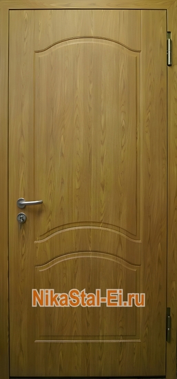 Однопольная противопожарная дверь ei-60 с отделкой МДФ