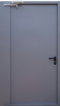 Однопольная противопожарная дверь ei-60 с узкой вставкой