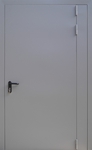 Однопольная противопожарная дверь ei-60 с узкой вставкой