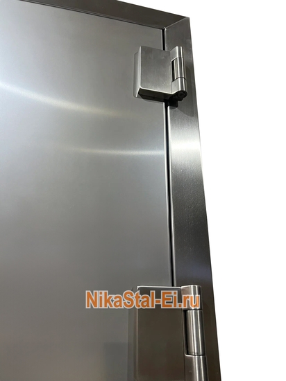 Однопольная противопожарная дверь ДСВ из нержавеющей стали ei-60