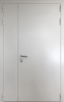 Полуторная глухая противопожарная дверь ДПМ ei-60