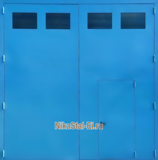 Противопожарные ворота ei-60 со стеклом Противопожарные ворота ei-60 со стеклом