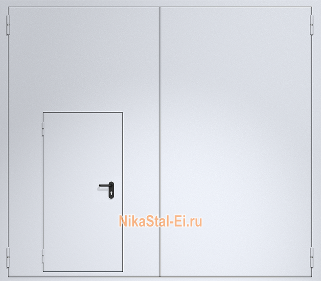 Ворота с огнестойкостью ei60 из сэндвич-панелей 4000х3500 мм Ворота с огнестойкостью ei60 из сэндвич-панелей 4000х3500 мм