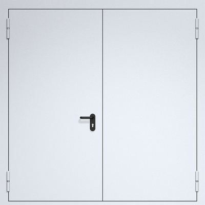 Противопожарные ворота из сэндвич-панелей 2500х2500 мм Противопожарные ворота из сэндвич-панелей 2500х2500 мм